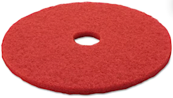 20", RED, BUFFING FLOOR PADS, 3M, 1/EA THUMBNAIL